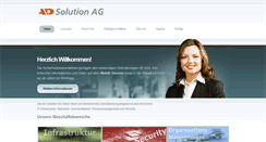 Desktop Screenshot of ad-solution.ch